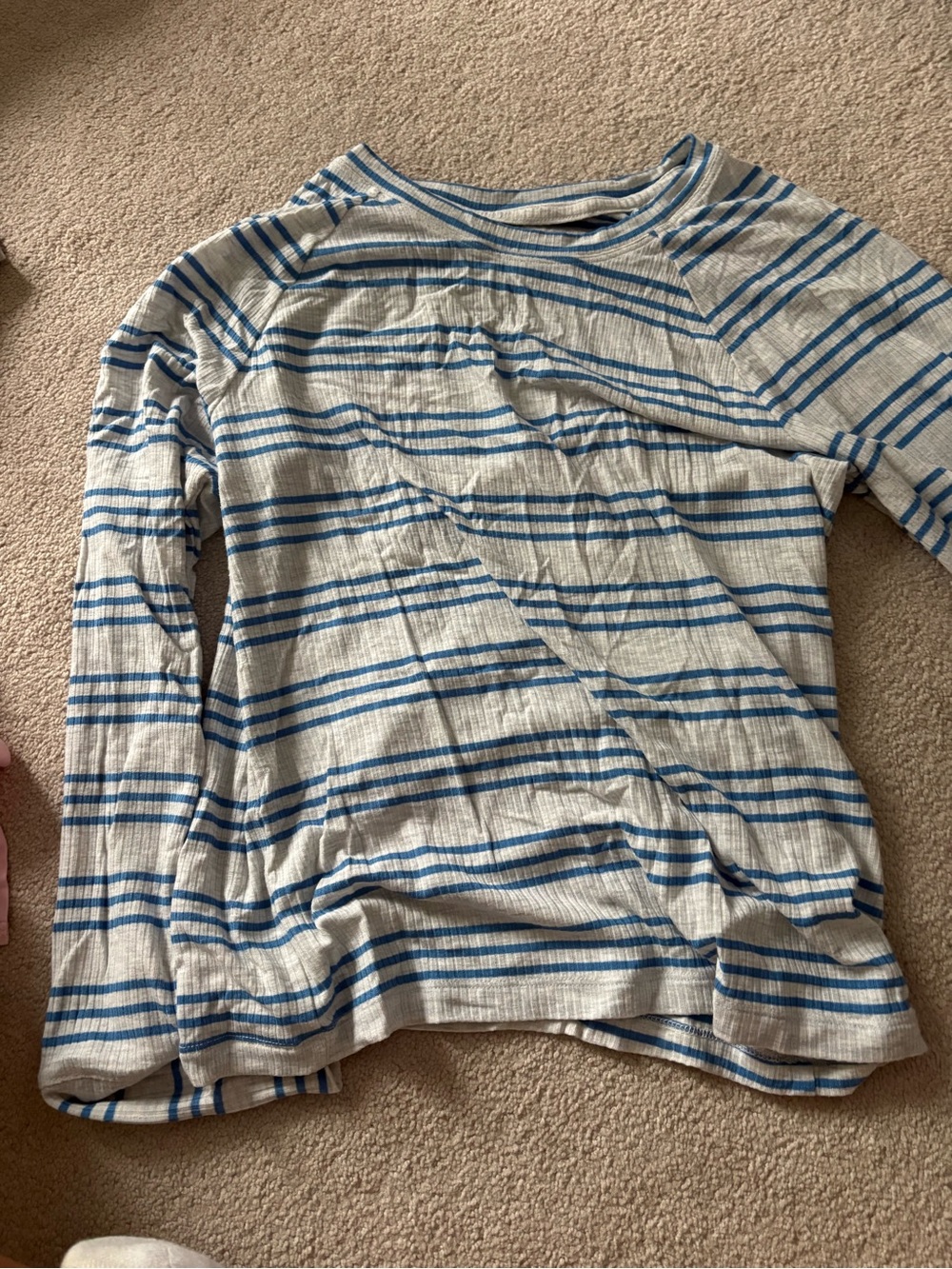 AERIE OFFLINE BLUE STRIPEd LONG SLEEVE